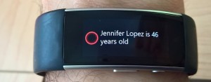 Cortana - "How old is J Lo?"
